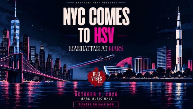 NYC to HSV: Manhattan at Mars