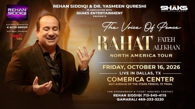 Rahat Fateh Ali Khan Live In Dallas